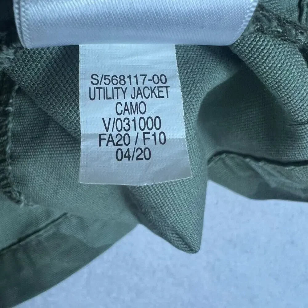 Old Navy Jacket Womens Size M Camouflage Utility Style Lightweight Drawstring